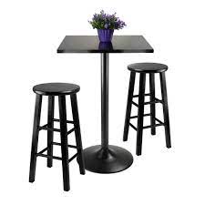 Kingsgate 3 piece counter height pub table set elegant and sturdy, this 3 piece counter height pub table set in antique walnut finish is crafted from beechwood. 3 Piece Pub Table Set Bar Stool Counter Height Bistro Kitchen Dining Chair Round Modern Bar Stools Home Garden Worldenergy Ae