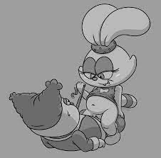 2019 anthro cartoon network chowder chowder (character) chowder  (series) clothed clothed sex clothing cowgirl position duo female lagomorph  leash leporid male mammal on top onihidden panini panini (chowder)  penetration