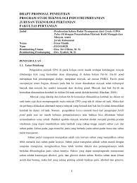 Automate your sales workflow with pandadoc. Ruang Kelas Kita Contoh Draft Proposal Penelitian