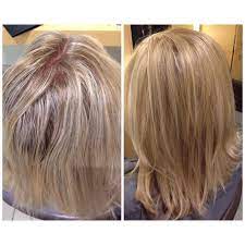 Before And After Blonde Grey Blending Hairpastry Blonde Hair Color Hair Long Hair Styles