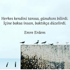 Hər Kəs Ozunu Tanisa Gunahini Bilərdi Icinə Baxsa Insan Baxdiqca Duzələrdi Emre Erdem Guzel Soz Edebiyat Ozlu Sozler