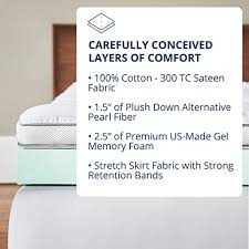 Maybe you would like to learn more about one of these? Viscosoft 4 Inch Pillow Top Gel Memory Foam Mattress Topper Twin Serene Dual Layer Bed Topper Shop For Cancer Patients