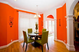 Most relevant best selling latest uploads. Orange Paint Color For Dining Room Home Interiors