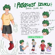Prom season is upon ua, and kacchan has to ask deku to prom, or else he won't go. Quirk Izuku Au Featuring One 1 Ghosty Boy Au