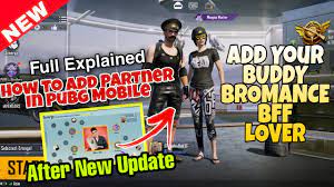 How To Add Partner In Pubg Mobile After New Update Make Connection With Your Lover Friends Youtube