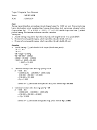 Maybe you would like to learn more about one of these? Tugas 2 Pengantar Ilmu Ekonomi Universitas Terbuka