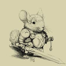 Artstation Rodentia Concept Art Luke Calder Chinchilla Sword Armour Pendent Anthropomorphic Sketch Drawing Art Concept Art Drawings