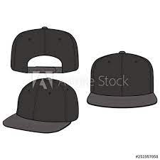 Snapback Cap Fashion Flat Vector Mockup Design Buy This Stock Vector And Explore Similar Vectors At Adobe Stoc Snapback Cap Fashion Fashion Flat Snapback Cap