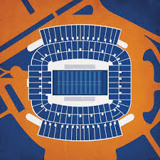 Jordan Hare Stadium Map Art