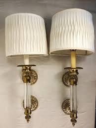 By using regular items like cardboard, paper etc for this diy home decor, you can achieve a modern style wall sconce. Paul Hanson Hollywood Regency Style Crystal Brass Wall Sconces 2 Available Out Of The Box