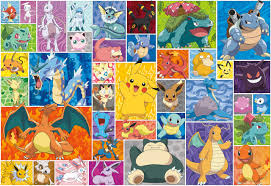 2.5 frame / clear stain. Pokemon Frames 2000 Piece Jigsaw Puzzle Buffalo Games
