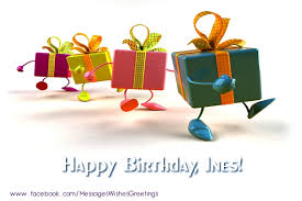 Sa ai o viata plina de fericire si impliniri! La Multi Ani Ines Greetings Cards For Birthday For Ines Messageswishesgreetings Com