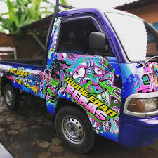 Beat cbs iss biru hitam. Modifikasi Pickup 86 Wong Edan Bebas Karya Wijaya Foto2 Stiker Motor Premium Striping Motor Suka Suka Decal Motor Mr Stiker