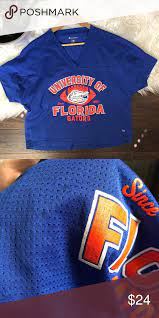 University Of Florida Gators Uf Champion Jersey Champion Tops University Of Florida Blue Fashion