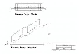 These designs are as a guide to help us work out the design you require. Straight Staircase With Rest Dwg Plan For Autocad Designs Cad