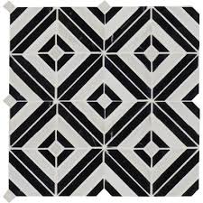 Black And White Marble Mosaic Tile Pin By Cherie Miller On Slab And Tile In 2020 Mosaic Floor Tile Marble Mosaic Tiles Mosaic Tiles