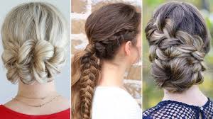 Adding a little je ne sais quois is a lot simpler than it looks. 3 Easy Updo Hairstyles For Prom Youtube