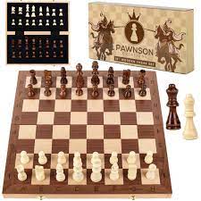 Wooden chess set with natural edges made from olivewood, chess board, personalized gifts for dad (free personalization wood conditioner) artisraw. Wooden Chess Set For Kids And Adults 15 Staunton Chess Set Large Folding Chess Board Game Sets Storage For Pieces Wood Pawns Unique E Book For Beginner