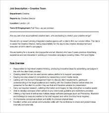 Design director job description example a design director, also called design department manager, bridges the link between creative employees and management. 9 Creative Director Job Description Templates Word Docs Pages Free Premium Templates