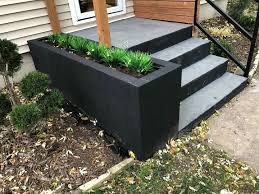 The stick framing is flush with the block wall. Cinder Block Entryway Planter Hometalk