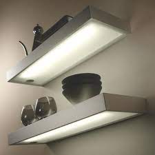 Box Shelf Kitchen Light Wickes Floating Shelves With Lights Shelf Lighting Kitchen Lighting