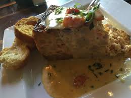 Alligator Cheesecake With Crawfish And Shrimp Sauce At Roux 61 Louisiana Cuisine Shrimp Sauce Food