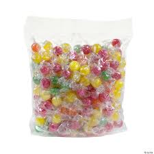 Sour Fruit Balls Hard Candy 5lb Oriental Trading