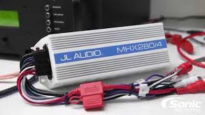 I am feeding the amp with only two channels from the loc; Jl Audio Mhx280 4 Marine Amplifier Dyno Test Smd D Amore Ad 1 Youtube
