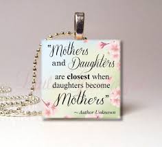 Mothers Daughters Necklace Pendant Mothers Day By Littlegemgirl 8 00 Happy Mothers Day Poem Happy Mother Day Quotes Mothers Day Quotes