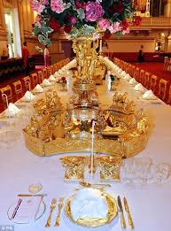 Buckingham Palace State Banquet Table Setting The State Ballroom Royal Table Buckingham Palace Banquet Tables