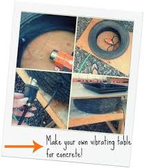How To Build A Vibrating Table History Stones Concrete Diy Concrete Concrete Molds Diy