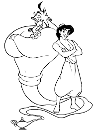 Dibujos Para Colorear Aladdin