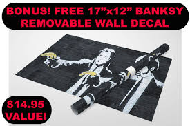 69% off this item today! Art Art Prints Banksy Olympic Rings Stretched Canvas Triptych Print 48 X30 Bonus Wall Decal