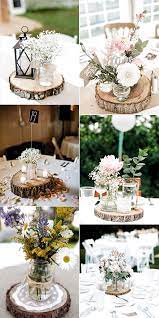 Rustic Chic Wedding Centerpieces With Tree Stumps Flower Centerpieces Wedding Rustic Wedding Centerpieces Wedding Centerpieces
