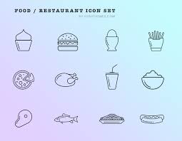 All images are free for commercial and personal use. Freebie 12 Free Food Restaurant Icons