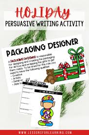 Holiday Persuasive Writing Activity In 2020 Writing Activities Persuasive Writing Activities Holidays Writing Activities