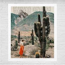 It is part of the carnegiea genus, which is a monotypic one, and it is native to the north american the saguaro has the specific shape of most cacti found in the american southwest. Cactus Camel Print She Wanders Photography