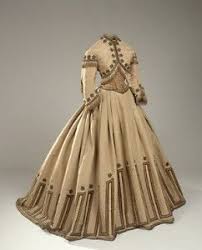Gorgeously Embroidered 1860 S Dress Would Love To Be In Those Time Just To Wear Those Dresses Victorian Fashion Historical Dresses Fashion