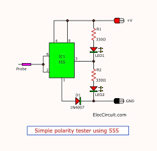 3 Idea Polarity Car Electrical Probe Tester Circuit Eleccircuit Com Electronic Circuit Projects Circuit Probe