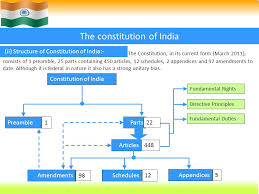 Indian Constitution Presented By Bibini Baby 2nd Yr M Sc