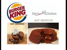 Burger king bietet eine breite palette von artikeln zu niedrigen kosten und schnellem umsatz für mobile anwender. Hot Brownie Wie Von Burger King Hot Brownie Selber Machen My Sweet Kitchen Unpeudemoi Brownie Rezept Rezepte Essen Und Trinken