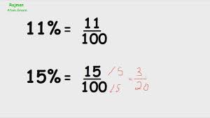 Semua pecahan biasa pasti bisa di ubah ke dalam bentuk persen!, karena persen itu sendiri sebenarnya adalah pecahan biasa dalam bentuk lain. Matematika Mengubah Persen Ke Pecahan Tebaru Youtube