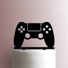 Which is the best ps4 birthday cake topper? Playstation 4 Controller 225 674 Cake Topper Jb Cookie Cutters