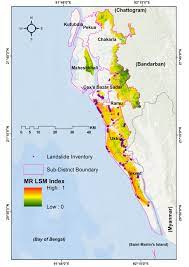 Cox S Bazar District Map Cox's Bazar Early Warning | Landslides In Bangladesh