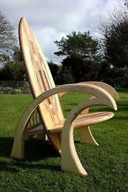 surfboard chair from jimagination creations surf decor wood diy diy furniture