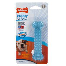 Growing new teeth is tough work sore gums and a strong urge to. Nylabone Puppy Chew Dental Dog Bone Dog Interactive Toys Petsmart