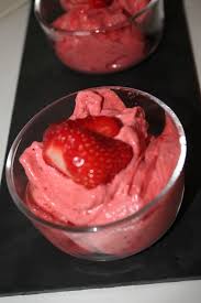 Glace Au Fruit Express Au Thermomix Fraise Recette Sorbet Thermomix Recette Thermomix Dessert