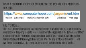 Below Is Additional Information About Each Of The Sections Of The Http Url For This Page Informative Dbt Additional Information