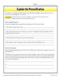 If you need fun science activities for 3rd, 4th, and 5th grade, you've come to the right place. Explain The Personification Figurative Language Worksheets