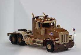 Handmade One Of A Kind Wooden Model Replica Wooden Toy Trucks Wooden Wooden Truck
